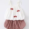 Cute sleeveless halter set