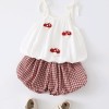 Cute sleeveless halter set