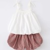Cute sleeveless halter set