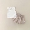 Adorable sleeveless set