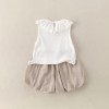 Adorable sleeveless set