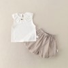 Adorable sleeveless set
