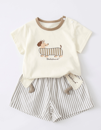 Children's Short-Sleeve Two-Piece Set
