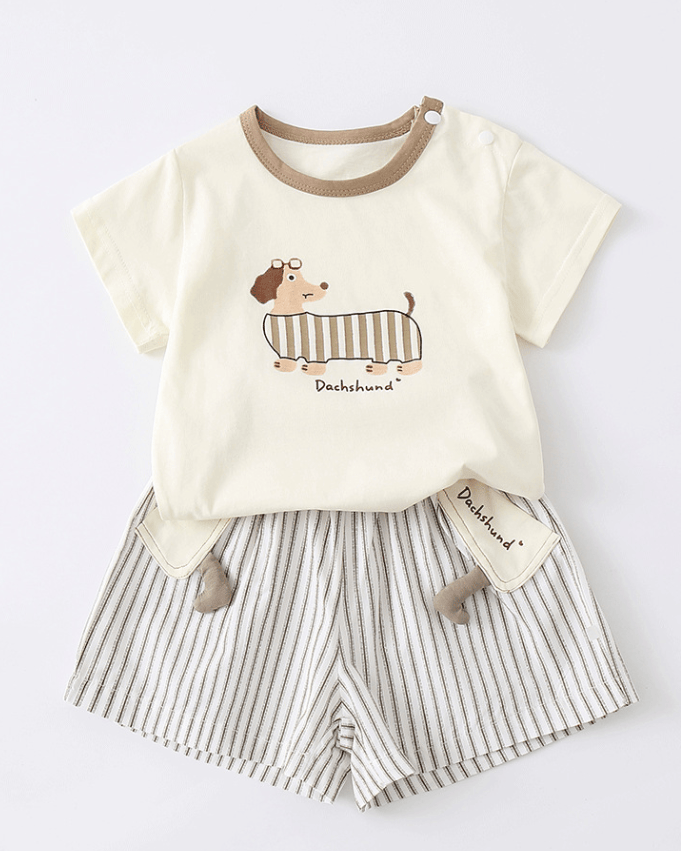 Children's Short-Sleeve Two-Piece Set