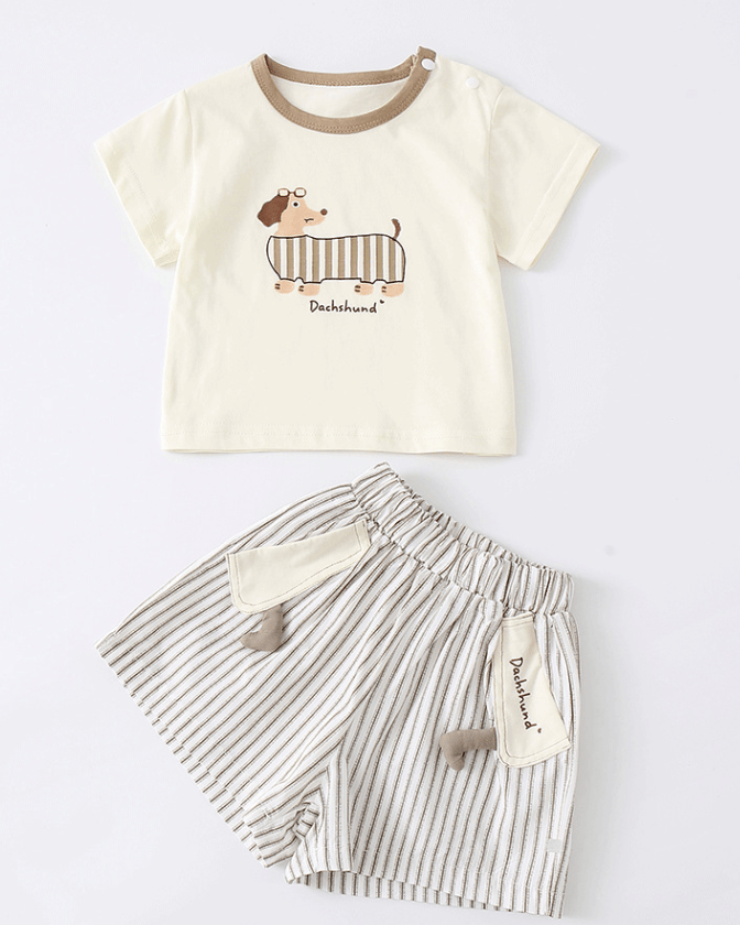 Children's Short-Sleeve Two-Piece Set