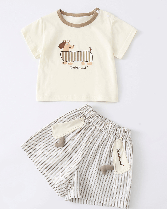 Children's Short-Sleeve Two-Piece Set