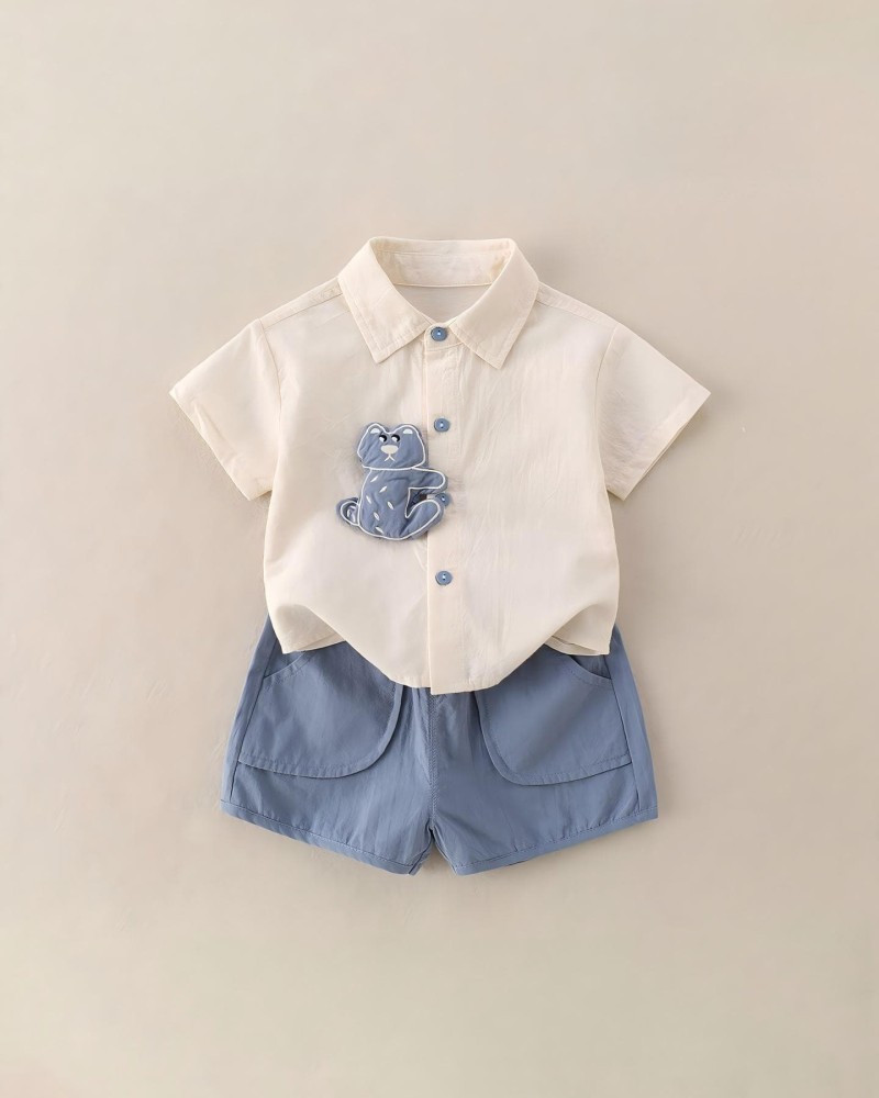 Cute outerwear short-sleeve two-piece set