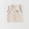 Casual sleeveless vest and shorts set