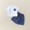 Children's Short Sleeve and Shorts Set, Casual Outing Two-Piece Ensemble