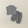 Baby Set Simple Casual Sleeveless Two-Piece Outfit