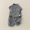 Baby Set Simple Casual Sleeveless Two-Piece Outfit