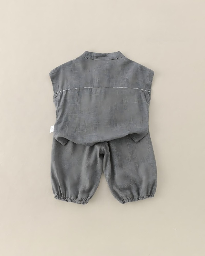 Baby Set Simple Casual Sleeveless Two-Piece Outfit