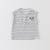 Striped vest and shorts set for toddlers, summer outdoor wear, two-piece separates