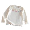 Long-sleeve round neck T-shirt