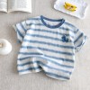 Round neck short-sleeve pullover