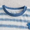 Round neck short-sleeve pullover