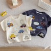 Cartoon short-sleeve top