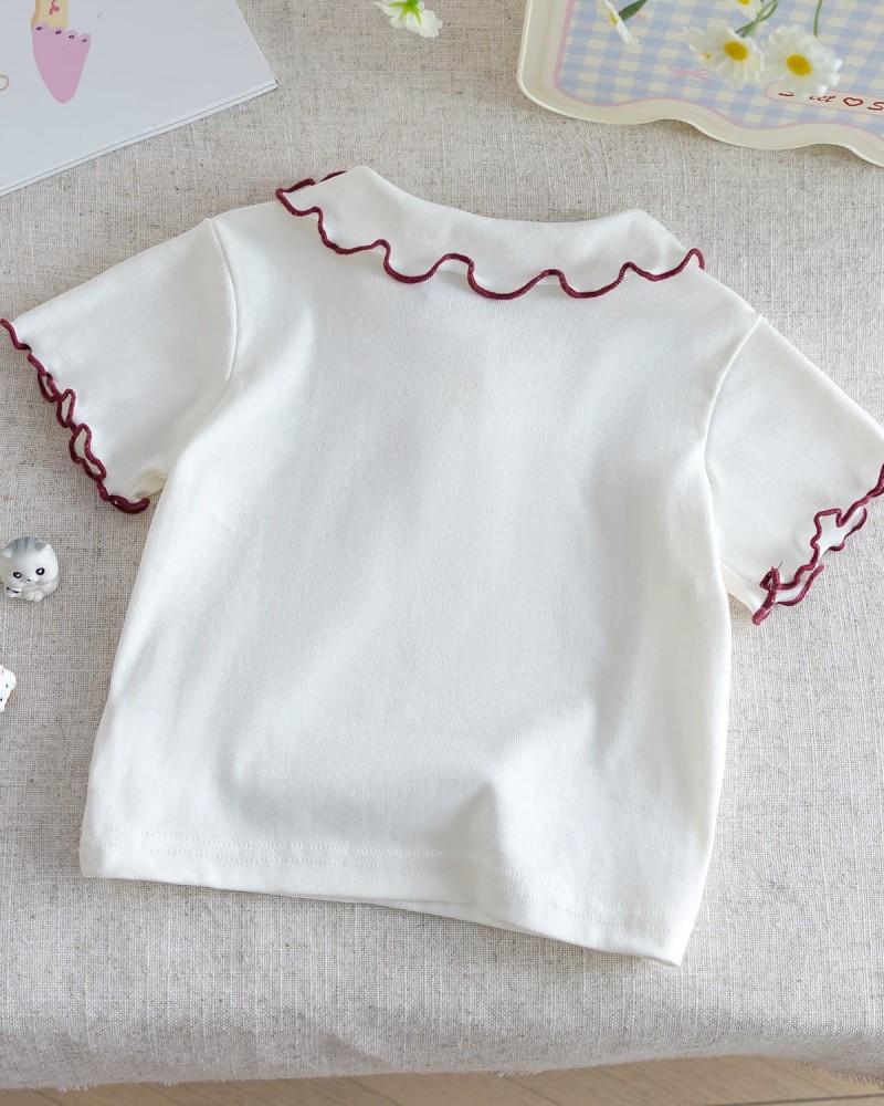 Short-sleeve T-shirt top